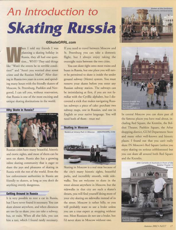 Fasst Skating In Russia Article Page 1